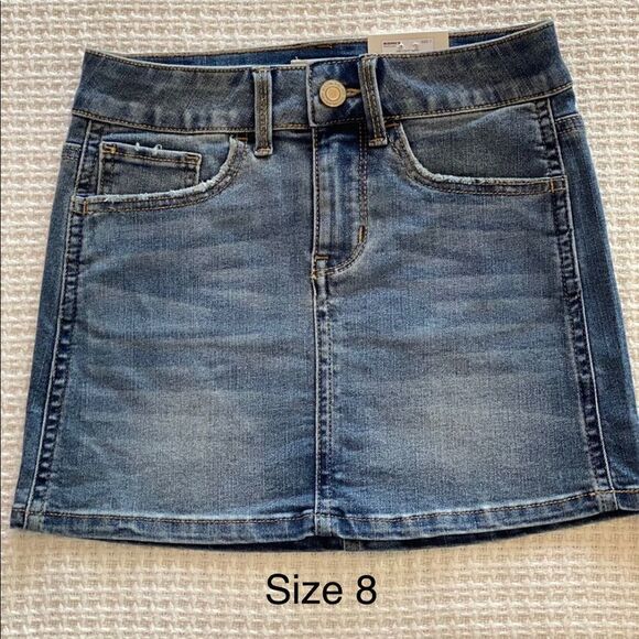 SO GIRLS Denim Stretch Skirt Size 8 - Picture 1 of 6